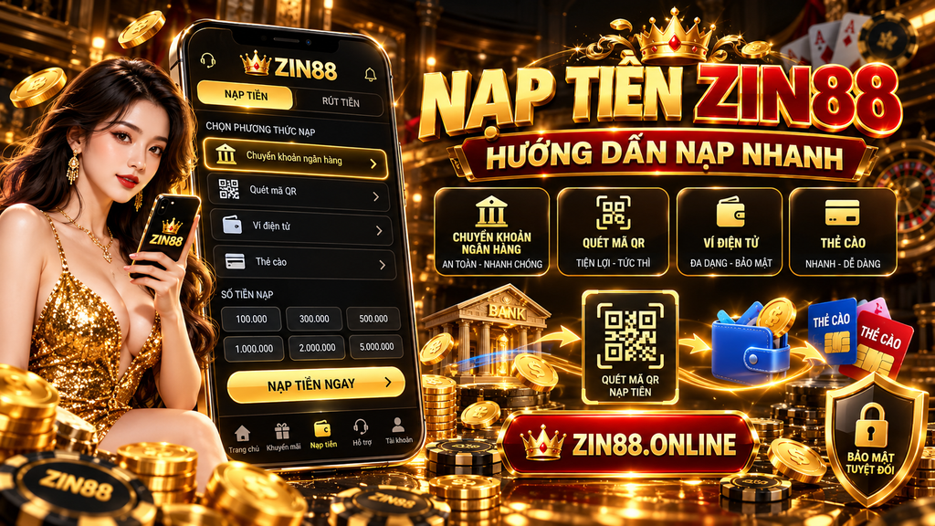 Giải đáp nhanh các câu hỏi liên quan đến nạp tiền Zin88